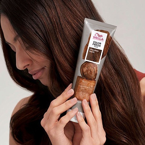 Маска для волос оттеночная шоколадный мусс Сolor Fresh Wella Professional 150 мл