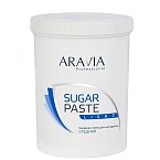 Паста сахарная для шугаринга в банке легкая средней консистенции Aravia 1500 гр