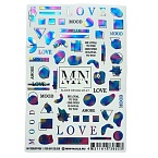 27F Слайдеры для дизайна ногтей Фольгированый Miw Nails 2 гр