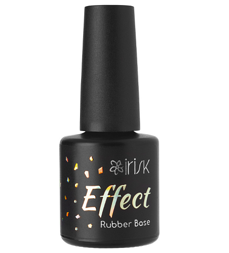 06 База для ногтей каучуковая с эффектами Жемчужная гортензия Effect Rubber Base Irisk 10 мл