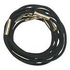 Резинки для волос черные midi Dewal 10 шт