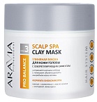 Маска глиняная для кожи головы с себорегулирующим эффектом Scalp SPA Clay Aravia 300 мл
