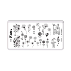 Пластина для стемпинга Crazy story Flower 1 Kapous Nails