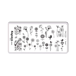 Пластина для стемпинга Crazy story Flower 1 Kapous Nails