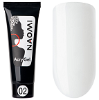 02 Полигель Молочный в тубе AcryGel Naomi Irisk 15 гр