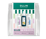 Набор для волос Ollin Professional Hair&Travel Шампунь TresOil, Бальзам TresOil, Спрей 15в1 3*100 мл