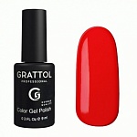 084 Гель-лак Color Gel Polish Scarlet Grattol 9 мл