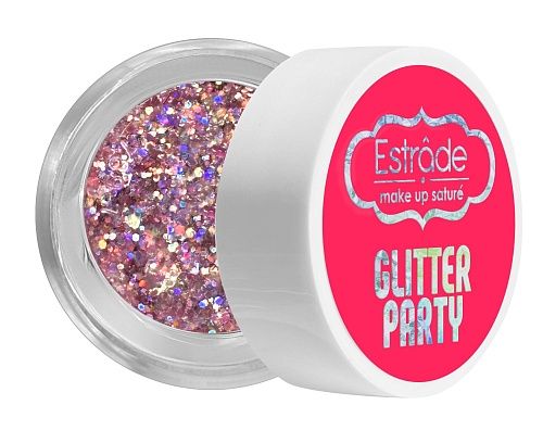 Глиттер гелевый для лица, тела и волос 04 sunrise Glitter Party Estrâde 6,5 мл
