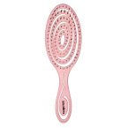 Расческа-био подвижная светло-розовая Detangling Bio Hair Brush Light pink 5440-M2 Solomeya