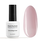 База для ногтей камуфлирующая каучуковая Розовая Rubber Base Rose Monami 15 мл