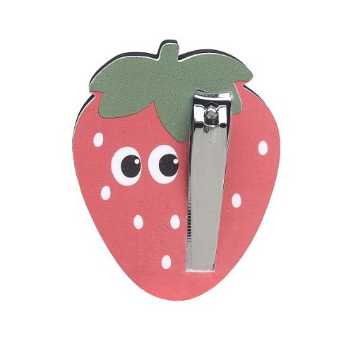 Набор для маникюра Клубничка кусачки и пилка 180/3000 грит Manicure Set Strawberry Solomeya