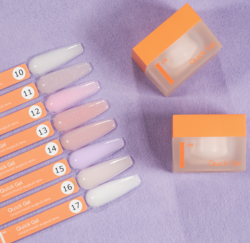 13 Гель для ногтей скоростной жидкий Quick Gel I AM Irisk 12 мл