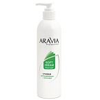 Сливки после депиляции успокаивающие с алоэ вера Aravia 300 мл