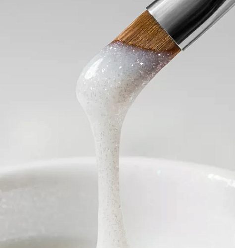 9822 Гель моделирующий УФ с шиммером Builder UV Gel Aurora Shine Runail 15 гр