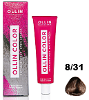 8,31 Крем-краска перманентная светло-русый золотистый пепел Ollin Color Ollin Professional 100 мл