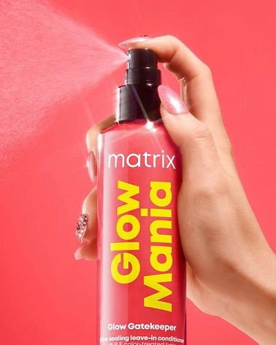 Кондиционер несмываемый для блеска окрашенных волос и тусклых волос Glow Mania Matrix 250 мл