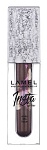 Глиттер жидкий для макияжа 406 фиолетовый Insta Liquid Eyeshadow Lamel Professional 5,3 мл