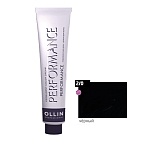 2,0 Крем-краска перманентная черный Ollin Performance Ollin Professional 60 мл