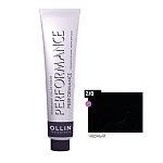 2,0 Крем-краска перманентная черный Ollin Performance Ollin Professional 60 мл
