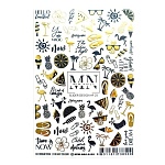 25F Слайдеры для дизайна ногтей Фольгированый Miw Nails 2 гр (лето)