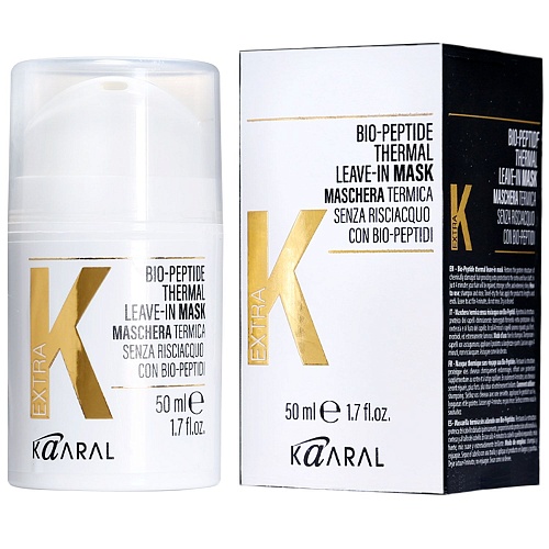 Термомаска для волос несмываемая с биопептидами Extra K Bio-Peptide Thermal Leave In Kaaral 50 мл