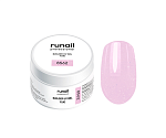 8562 Гель моделирующий УФ с хлопьями Юки Builder UV Gel Yuki Runail 15 мл