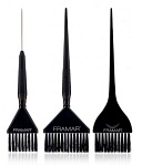 Набор кистей для окрашивания универсальный 3 шт Piece Color Brush Set