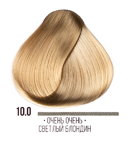 10,0 Крем-краска стойкая очень-очень светлый блондин ААА Kaaral 100 мл