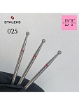 Фреза алмазная шар красная d 2,5 мм 104.001.514.025 Staleks Pro