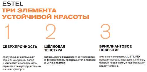 Маска для волос липидная Otium Just Lipid Estel Professional 1000 мл