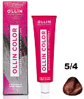 5,4 Крем-краска перманентная светлый шатен медный Ollin Color Ollin Professional 100 мл