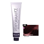 5,6 Крем-краска перманентная светлый шатен красный Ollin Performance Ollin Professional 60 мл