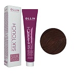 4,71 Краска безаммиачная шатен коричнево-пепельный Silk Touch Ollin Professional 60 мл