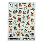401W Слайдеры для дизайна ногтей Цветной Miw Nails 2 гр