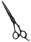 Ножницы парикмахерские прямые 6" тонкая форма черные PN 135-6 Premium Silver Star