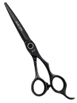 Ножницы парикмахерские прямые 6" тонкая форма черные PN 135-6 Premium Silver Star