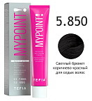 5,850 Крем-краска для седых волос светлый брюнет коричнево-красный MyPoint Special Grey Tefia 60 мл