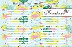 Наклейки на типсы Фламинго Freedecor