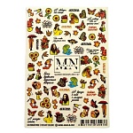 107W Слайдеры для дизайна ногтей Цветной Miw Nails 2 гр (осень)
