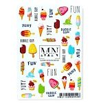 08W Слайдеры для дизайна ногтей Цветной Miw Nails 2 гр (лето)
