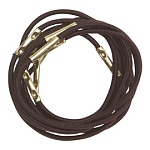 Резинки для волос коричневые midi Dewal 10 шт