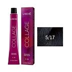 5,17 Крем-краска для волос перманентная Светлый шатен пепельный Collage Lakme 60 мл