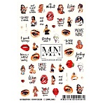 68W Слайдеры для дизайна ногтей Цветной Miw Nails 2 гр
