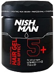 Гель для укладки волос 5+ Gum Effect Hair Nishman 750 мл