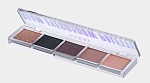 Набор теней для век 401 Glam Eyeshadow Palette Lamel Professional 6 гр