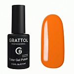 028 Гель-лак Color Gel Polish Tangerin Grattol 9 мл
