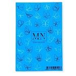 03# Слайдеры для дизайна ногтей Черно-белый Miw Nails 2 гр