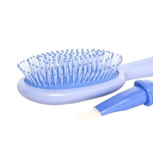 Расческа массажная для волос Голубая Милый Мишка Massage Hair Brush Solomeya