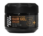 Гель мужской для укладки волос ультра 5+ Argan Gel Nishman 300 мл