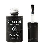 База для ногтей каучуковая биогель Rubber Base Gel Royal NEW Grattol 9 мл